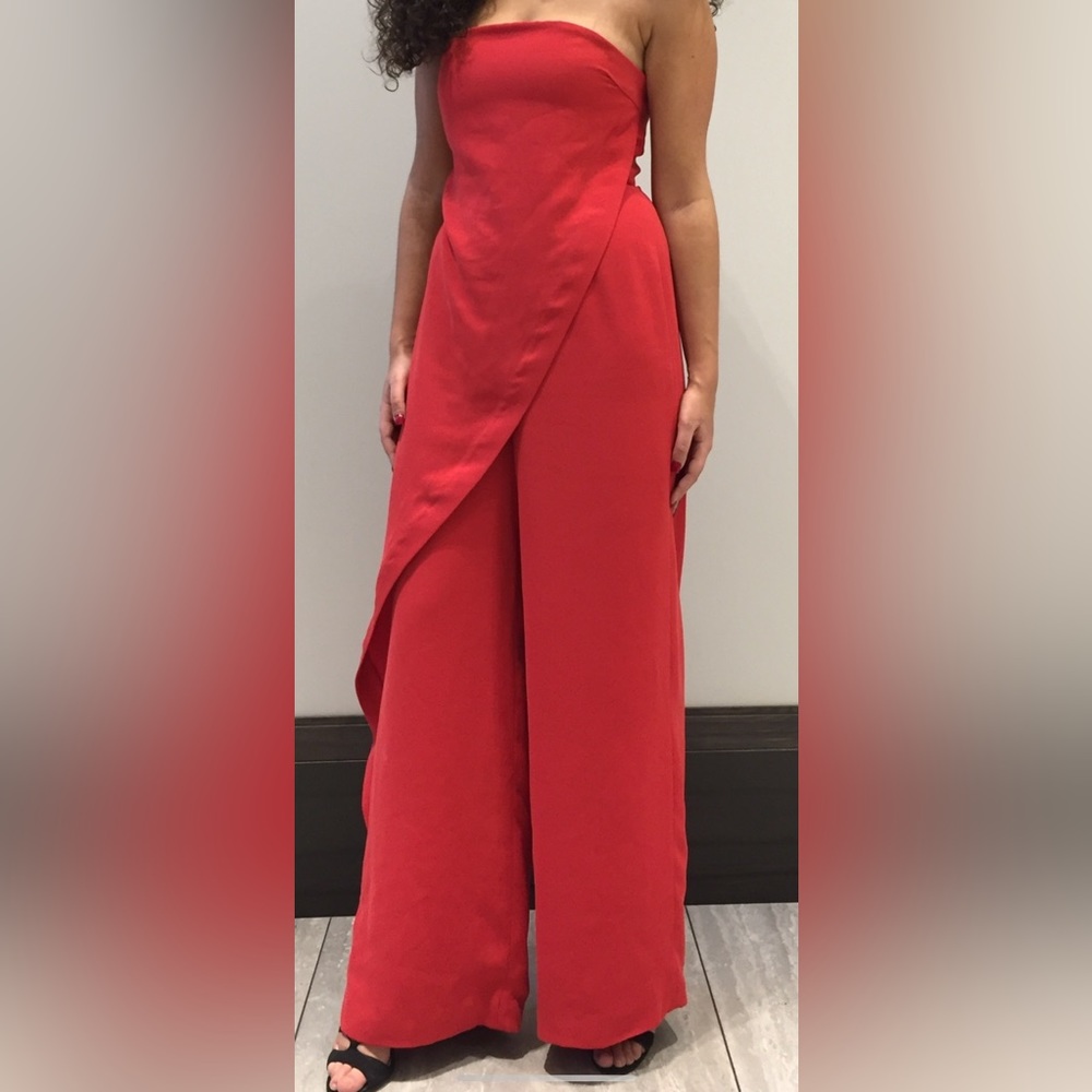 Red jumpsuit, size small, Keepsake